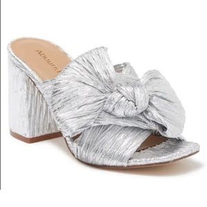 NWT Crinkle Bow Heel Sandals - Loeffler Randall look alike